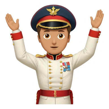 Napoleon Bonaparte dancing the Macarena sticker