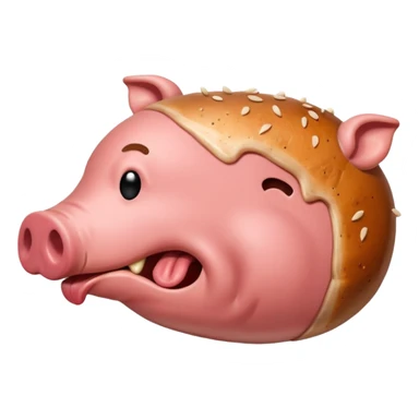 smelly pork steak, rotten sticker