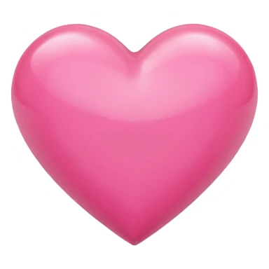 A heart that expresses a deep love for someone. With a pink style. And a 3d look sticker