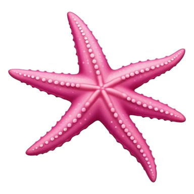 Pink starfish sticker