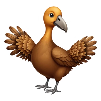 dodo crossing fingers sticker