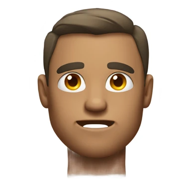 muscular male looking at viewer, sweating sticker