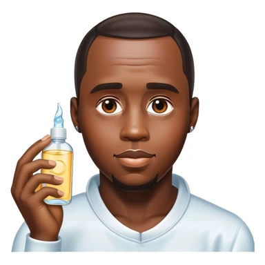 Diddy with baby oil sticker