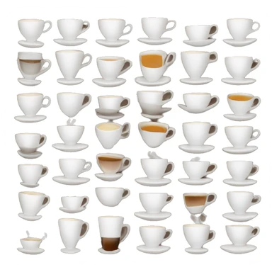 tea & coffee cups sticker