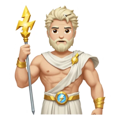 Zeus, God of Sky from Olympus Gods sticker