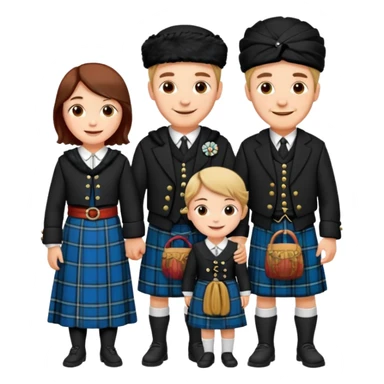 scottish family sticker