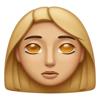 👁️ give me a version of the eye emoji at the begining of this prompt, but the eye is closed
the 4th thing you generated in the most recent generation... yes that is an example of a human face with eyes closed now give me a single eye that is closed as an emoji

 sticker