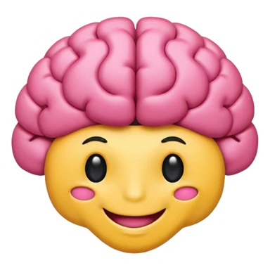 Cerebro sonriente sticker