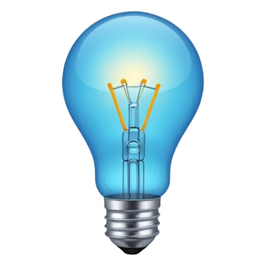 light bulb with small network nodes around sticker