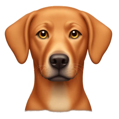 fox red labrador sticker