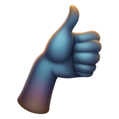 thumb up, magical style sticker