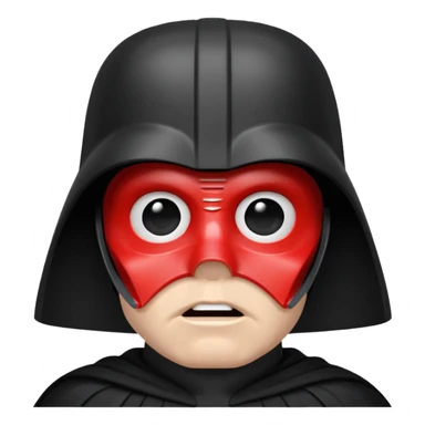 Happy Darth Vader sticker
