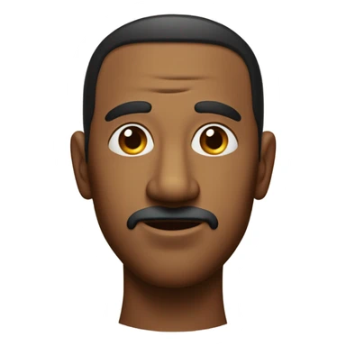 man with pinocchicos nose and sweat sticker