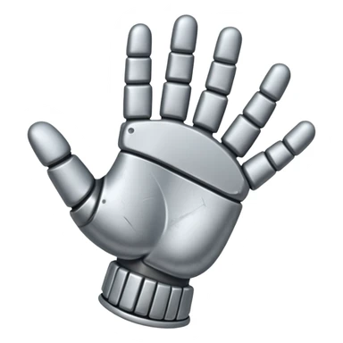 strong heavy metal hand sticker