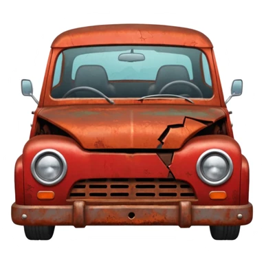 Broken Urban Vehicle red sticker