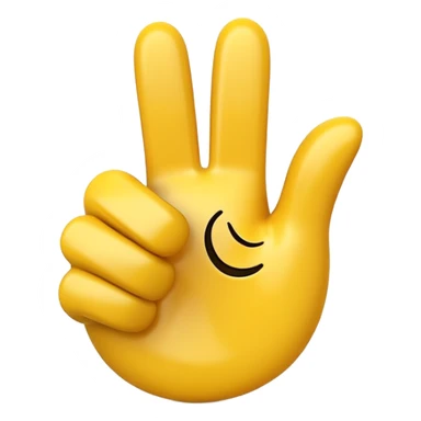 Apple-style 3D illustration of a single yellow emoji hand giving a thumbs up gesture, glossy and rounded, centered on a clean white background, soft shadow underneath, isolated and minimal design sticker