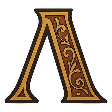 Л in the style of the provided example sticker