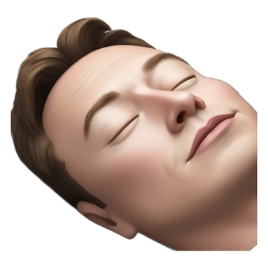 Elon musk sleepinh sticker