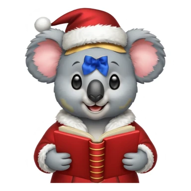 Koala Caroler sticker