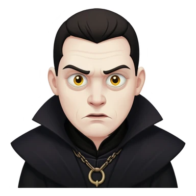 scary hunch back man  sticker