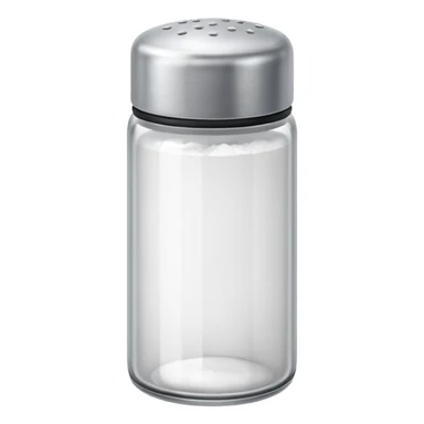 a salt shaker  sticker