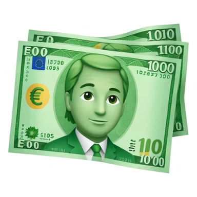 banconota euro sticker