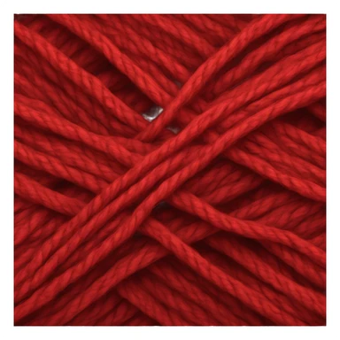 Red ball of wool sticker