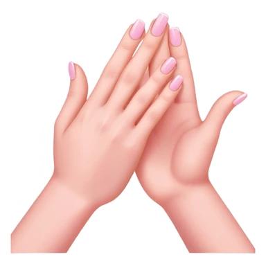 2 hands interlocking pinky’s sticker