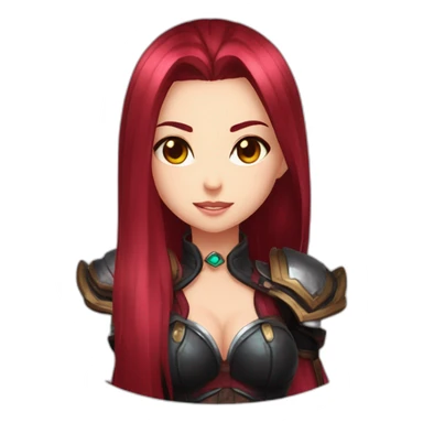 Katarina league of legends sorry sfw sticker