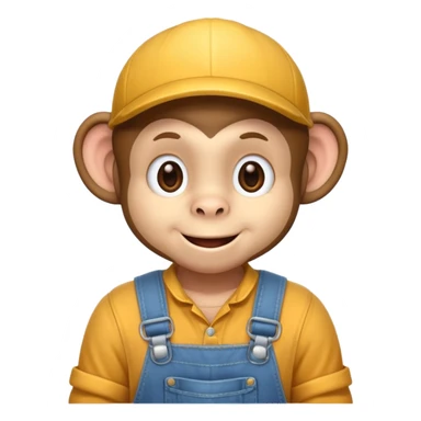 changuito tierno con overol en una fiesta sticker