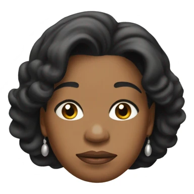 oprah winfrey with sad face sticker