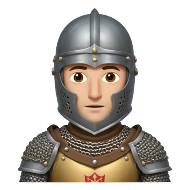 Monty pyton knight with full face covered helmet half body sticker