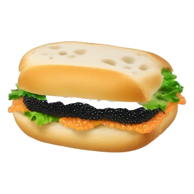 Caviar sandwhich sticker