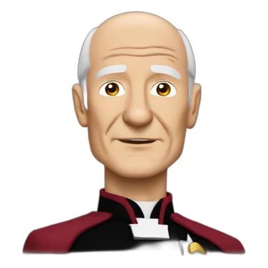 Captain Picard sticker