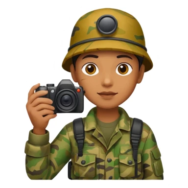 
wildlife photographer, camouflage clothe sticker