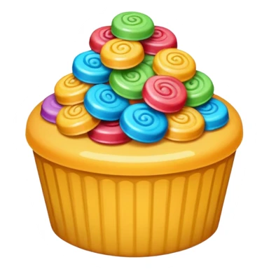 little topping candies sticker