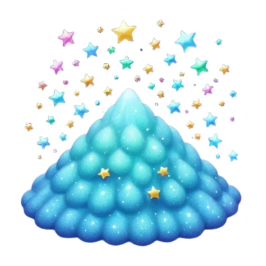 tiny sparkling glitter dust scattered in the air, shining brightly, floating and spreading. Glossy, smooth, soft shadows, white background.



 sticker