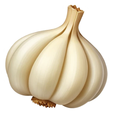 peeled garlic only one clove  sticker