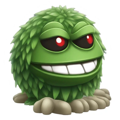 Oscar the Grouch Legendary Pokémon:
Grumblegar
A stubborn Ground/Poison-type with a rugged green shell, Grumblegar uses its *Trash Cloak* ability to increase defense in rough environments. Known as the Protector of Waste, sticker
