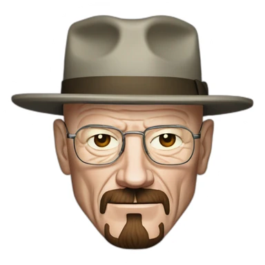 Heisenberg walter white breaking bad Bryan crankston sticker