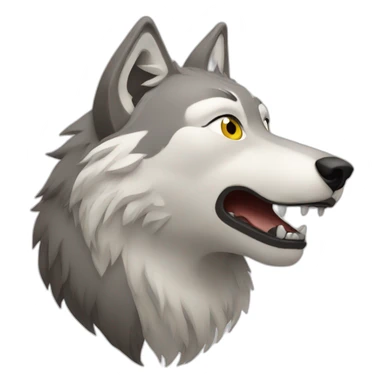 Wolf from tibet sticker