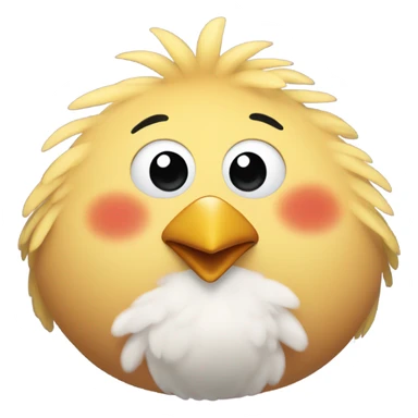 Fat chicken sticker