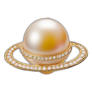 A pearl vivienne westwood saturn necklace sticker