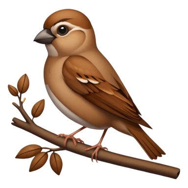 sparrow sticker