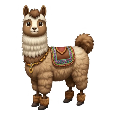 Lama wearing boots sticker