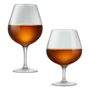 glass of cognac sticker