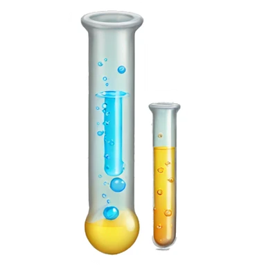 test tube and gear sticker