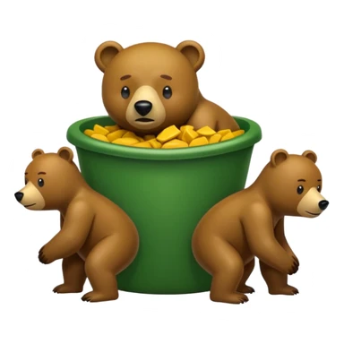 Packers pooping on bears sticker