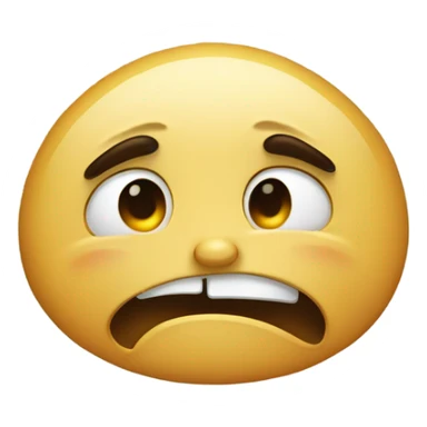 grossed out face sticker