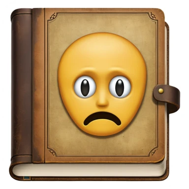 Psychiatry journal book, old book, depression, borderline sticker